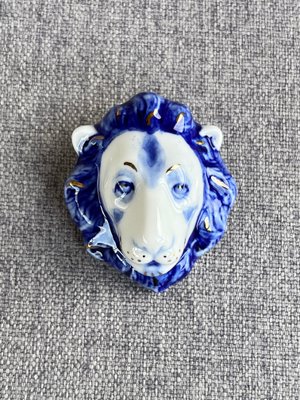 брошка Синій лев бсл1 фото