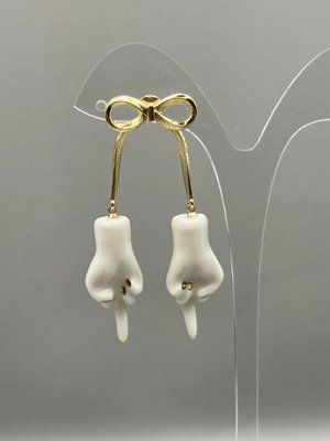 one earring Two Hands